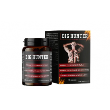 BigHunter - cápsulas para o tratamento da prostatite e melhoria da potência.